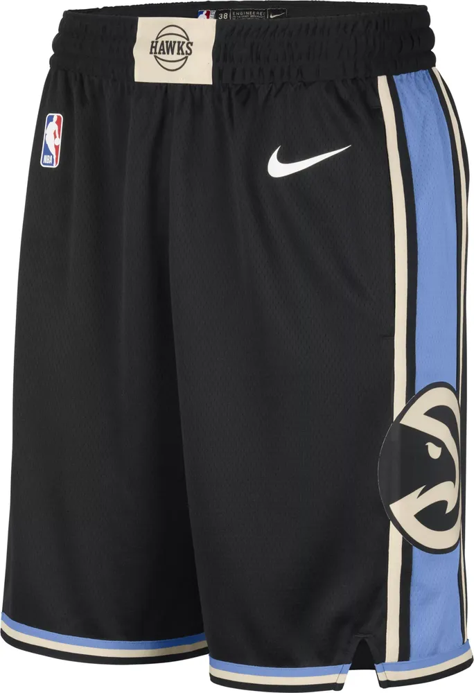 Nike Men's 2023-24 City Edition Atlanta Hawks Black Swingman Shorts