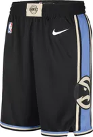 Nike Men's 2023-24 City Edition Atlanta Hawks Black Swingman Shorts