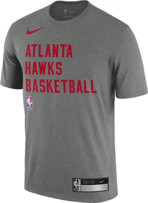Nike Men's Atlanta Hawks Grey Practice T-Shirt