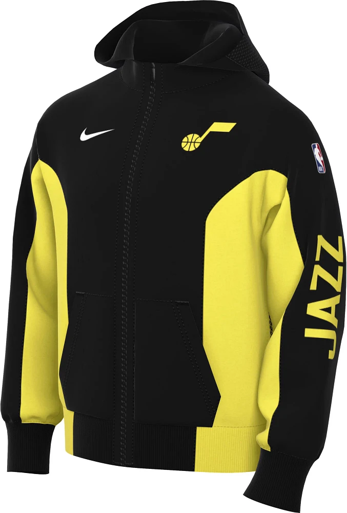 Nike Men's Utah Jazz Black Showtime Full Zip Hoodie