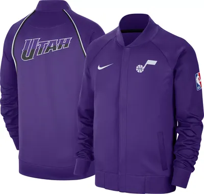 Nike Men's 2023-24 City Edition Utah Jazz Purple Showtime Full Zip Jacket