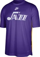 Nike Men's Utah Jazz Purple Hardwood Classic Pregame T-Shirt