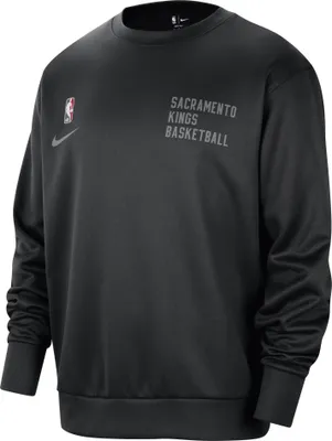 Nike Men's Sacramento Kings Black Spotlight Crewneck Sweatshirt