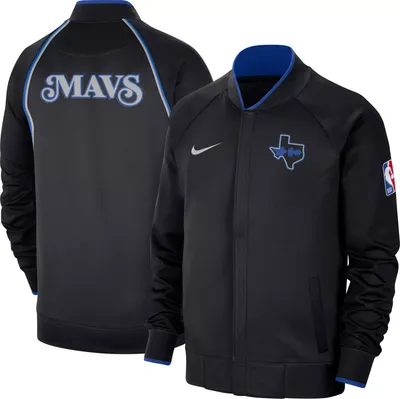 Nike Men's 2023-24 City Edition Dallas Mavericks Black Showtime Full Zip Jacket