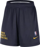 Nike Men's Denver Nuggets Navy Mesh Shorts