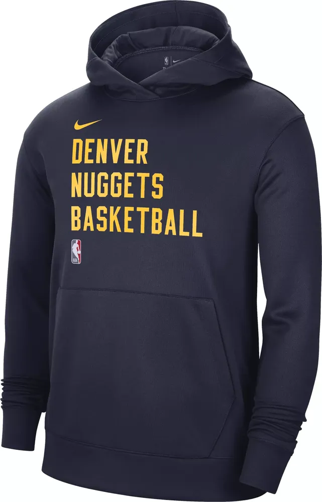 Nike Men's Denver Nuggets Navy Spotlight Hoodie