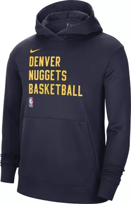 Nike Men's Denver Nuggets Navy Spotlight Hoodie