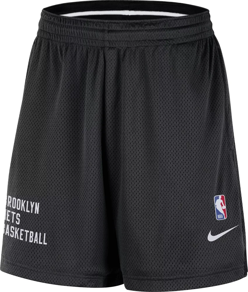 Nike Men's Brooklyn Nets Black Mesh Shorts