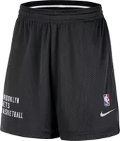 Nike Men's Brooklyn Nets Black Mesh Shorts