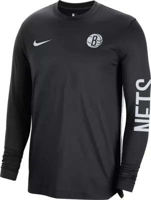 Nike Men's Brooklyn Nets Dri-FIT Pregame Top