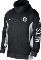 Nike Men's Brooklyn Nets Black Showtime Full Zip Hoodie