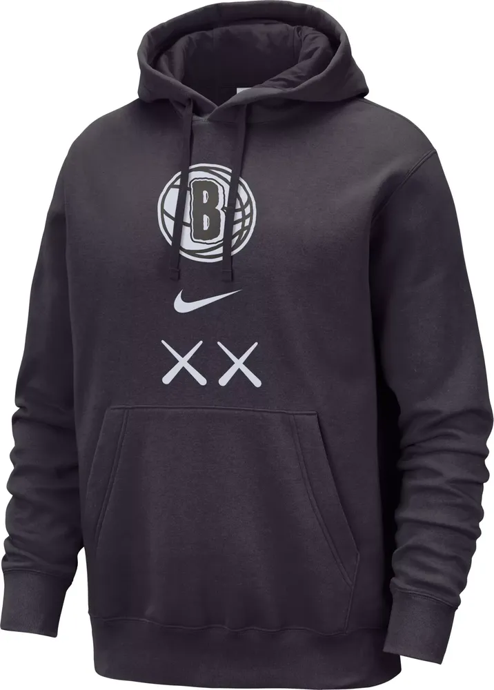 Nike Men's 2023-24 City Edition Brooklyn Nets Club Pullover Hoodie