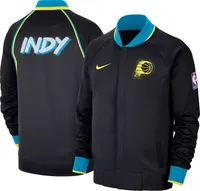 Nike Men's 2023-24 City Edition Indiana Pacers Black Showtime Full Zip Jacket