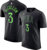 Nike Men's 2023-24 City Edition New Orleans Pelicans CJ McCollum #3 Black T-Shirt