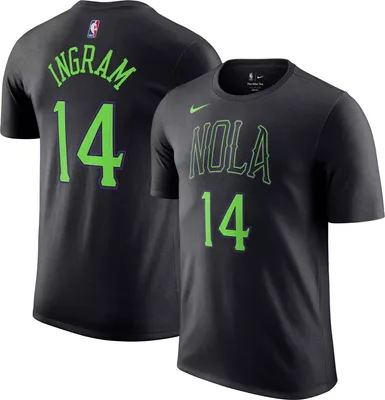 Nike Men's 2023-24 City Edition New Orleans Pelicans Brandon Ingram #14 Black T-Shirt