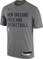 Nike Men's New Orleans Pelicans Grey Practice T-Shirt