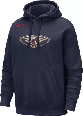 Nike Men's New Orleans Pelicans Navy Logo Hoodie