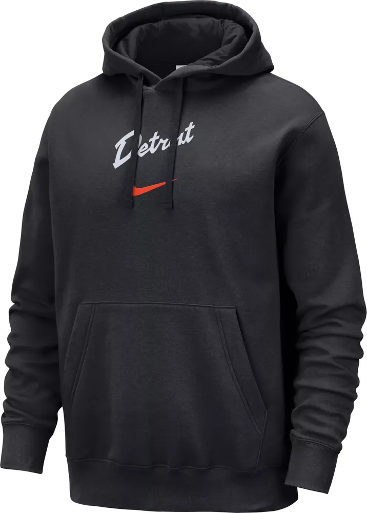 Nike Men's 2023-24 City Edition Detroit Pistons Club Pullover Hoodie