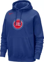 Nike Men's Detroit Pistons Blue Logo Hoodie