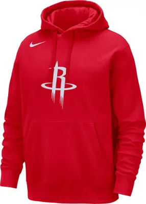 Nike Men's Houston Rockets Red Logo Hoodie