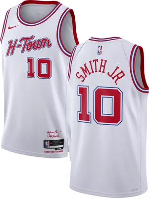 Nike Men's 2023-24 City Edition Houston Rockets Jabari Smith Jr. #1 White Swingman Jersey