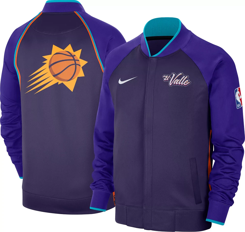 Nike Men's 2023-24 City Edition Phoenix Suns Black Showtime Full Zip Jacket