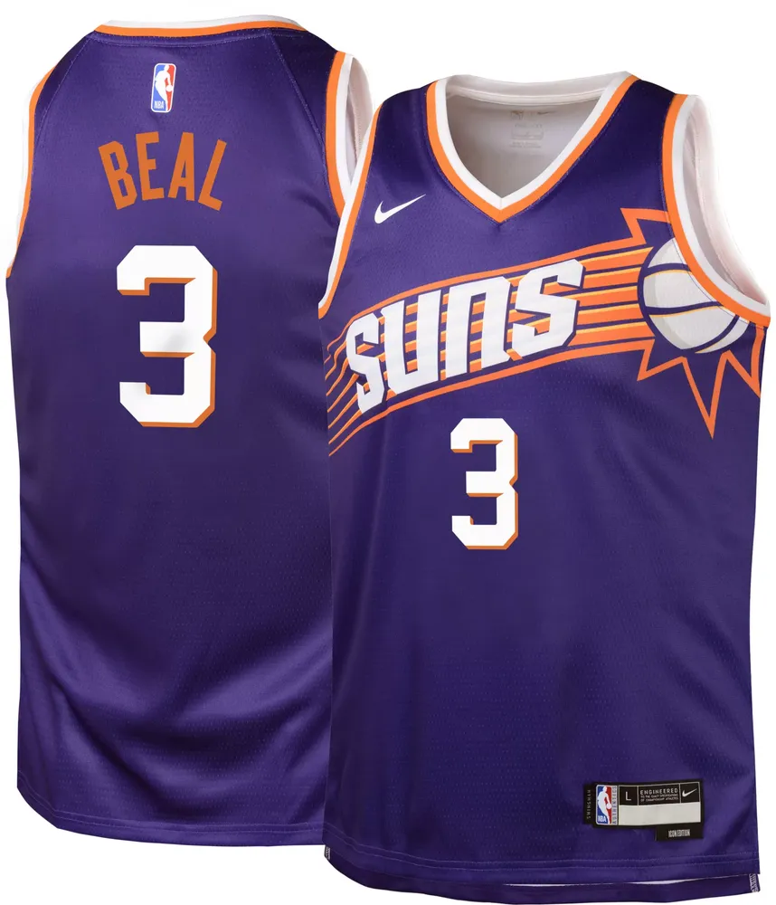 Nike Men's Phoenix Suns Bradley Beal #3 Purple Swingman Jersey