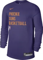 Nike Men's Phoenix Suns Purple Practice Long Sleeve T-Shirt
