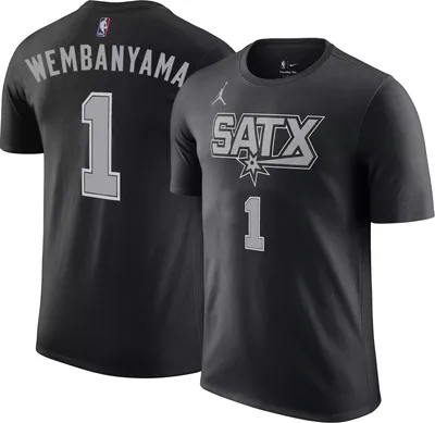 Nike Adult San Antonio Spurs Victor Wembanyama #1 Statement T-Shirt