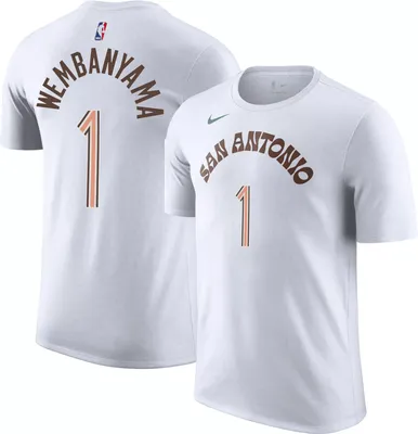 Nike Men's 2023-24 City Edition San Antonio Spurs Victor Wembanyama #1 T-Shirt