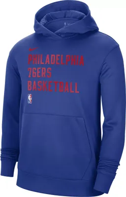 Nike Men's Philadelphia 76ers Blue Spotlight Hoodie