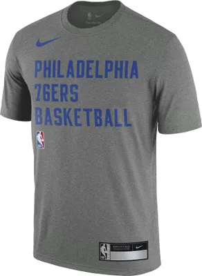 Nike Men's Philadelphia 76ers Grey Practice T-Shirt