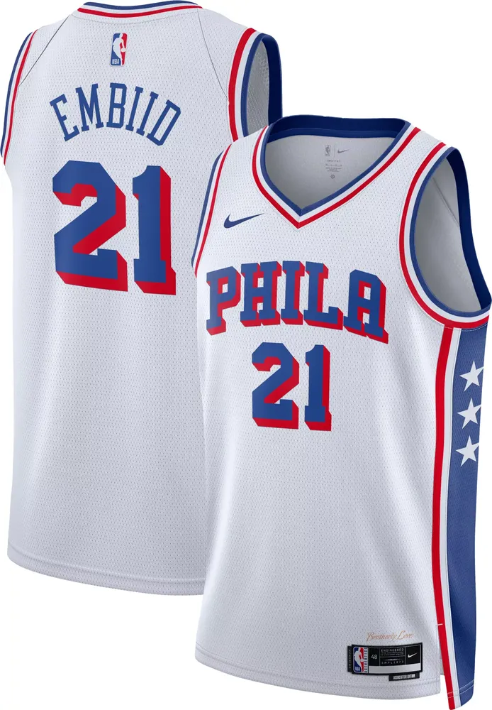 Nike Men's Philadelphia 76ers Joel Embiid #21 Association Swingman Jersey