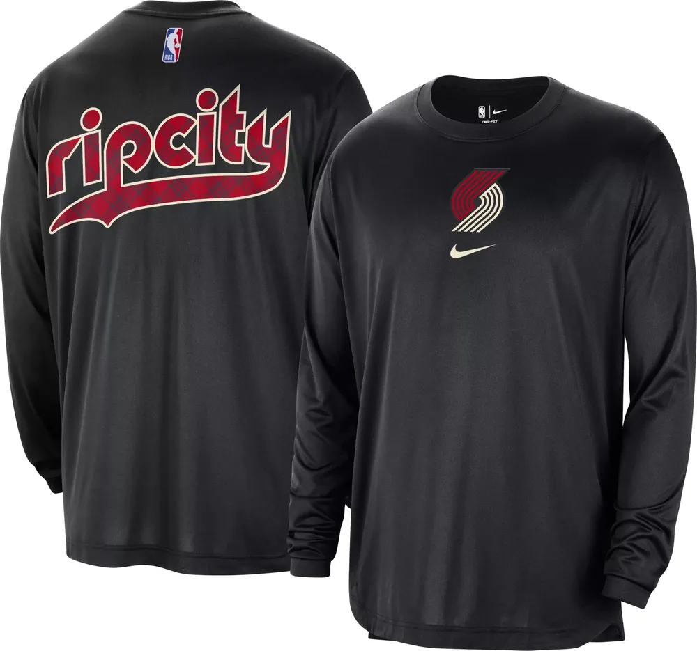 Nike Men's 2023-24 City Edition Portland Trail Blazers Program Long Sleeve T-Shirt