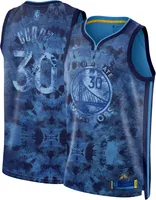 Nike Men's Golden State Warriors Blue Steph Curry #30 Dri-FIT Swingman Jersey