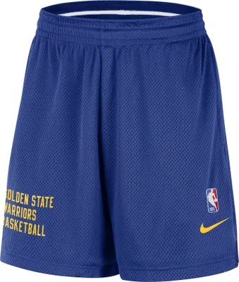 Nike Men's Golden State Warriors Blue Mesh Shorts