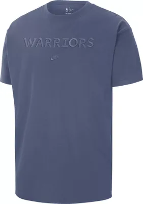 Nike Men's Golden State Warriors Blue Essential Courtside T-Shirt