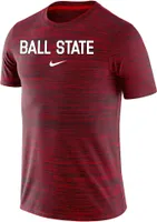 Nike Men's Ball State Cardinals Cardinal Dri-FIT Velocity Football Team Issue T-Shirt