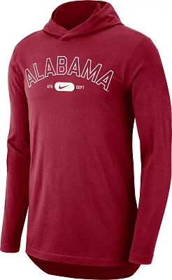 Nike Men's Alabama Crimson Tide Dri-FIT Hoodie Long Sleeve T-Shirt