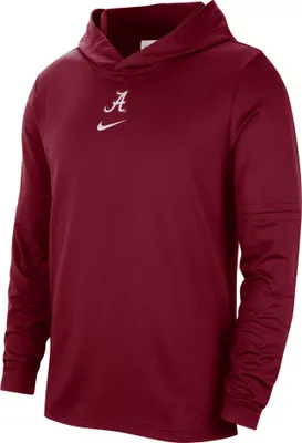 Nike Men's Alabama Crimson Tide Crimson Dri-FIT Football Team Issue Pullover Hoodie