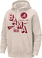 Nike Men's Alabama Crimson Tide Birch Sportswear Club Fleece Pullover Hoodie