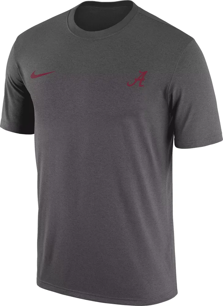 Nike Men's Alabama Crimson Tide Grey Legend Small Logo T-Shirt