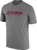 Nike Men's Alabama Crimson Tide Grey Dri-FIT Legend Football Team Issue T-Shirt