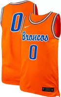 Nike Men's Boise State Broncos #0 Orange Replica Basketball Jersey