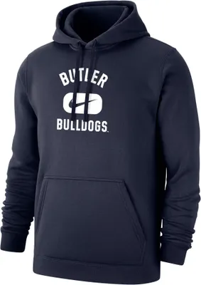 Nike Men's Butler Bulldogs Blue Club Fleece Pill Swoosh Pullover Hoodie