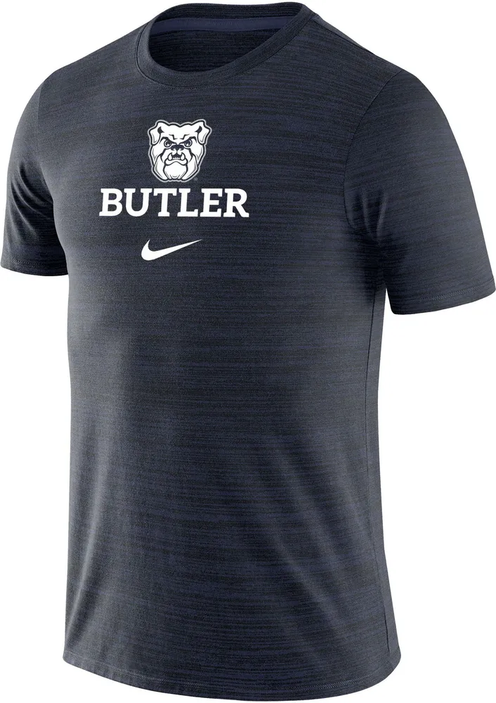 Nike Men's Butler Bulldogs Blue Dri-FIT Velocity Football Team Issue T-Shirt