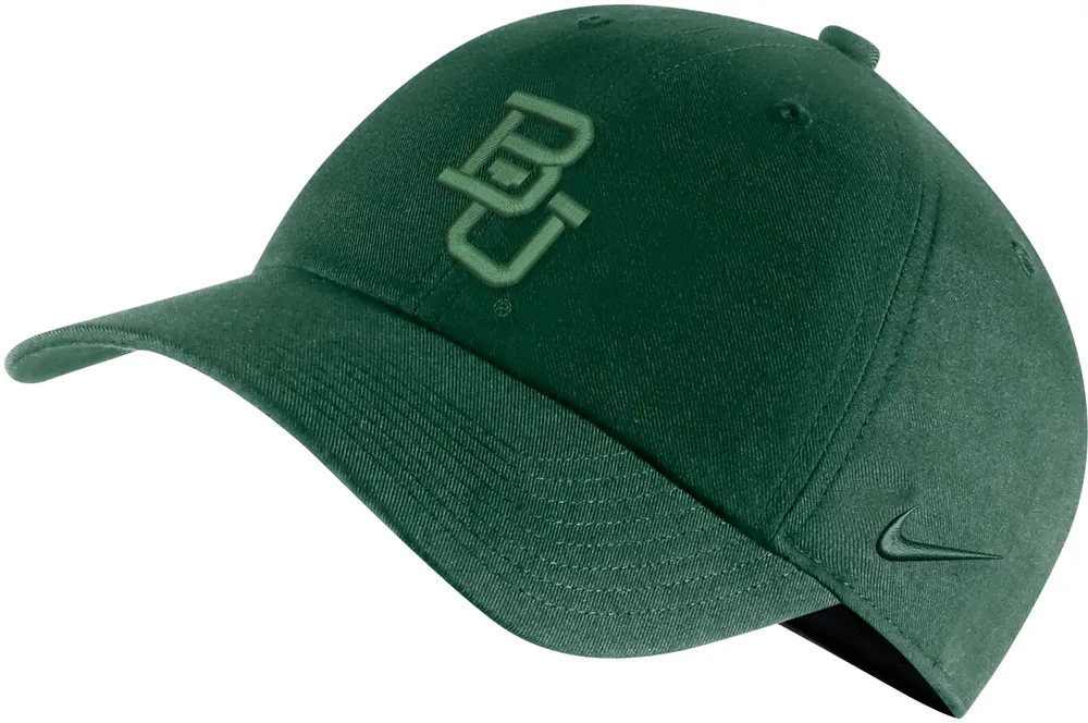 Nike Men's Baylor Bears Green Campus Adjustable Hat