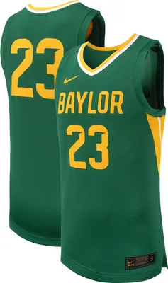 Nike Men's Baylor Bears #23 Green Replica Basketball Jersey