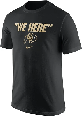 Nike Men's Colorado Buffaloes Black We Here T-Shirt