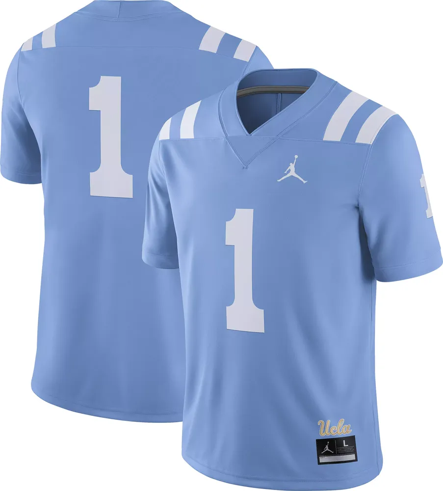 Jordan Men's UCLA Bruins #1 Blue Dri-FIT Alternate Game Football Jersey